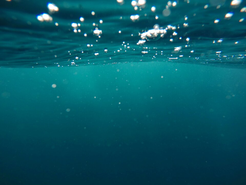 Sea underwater water