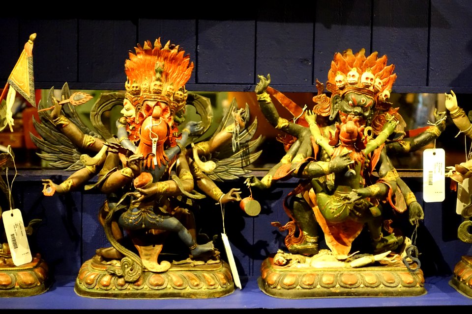 Tibetan pantheon, Sven Hedin collection, 1927-1935 - Etnografiska museet - Stockholm, Sweden - DSC00987