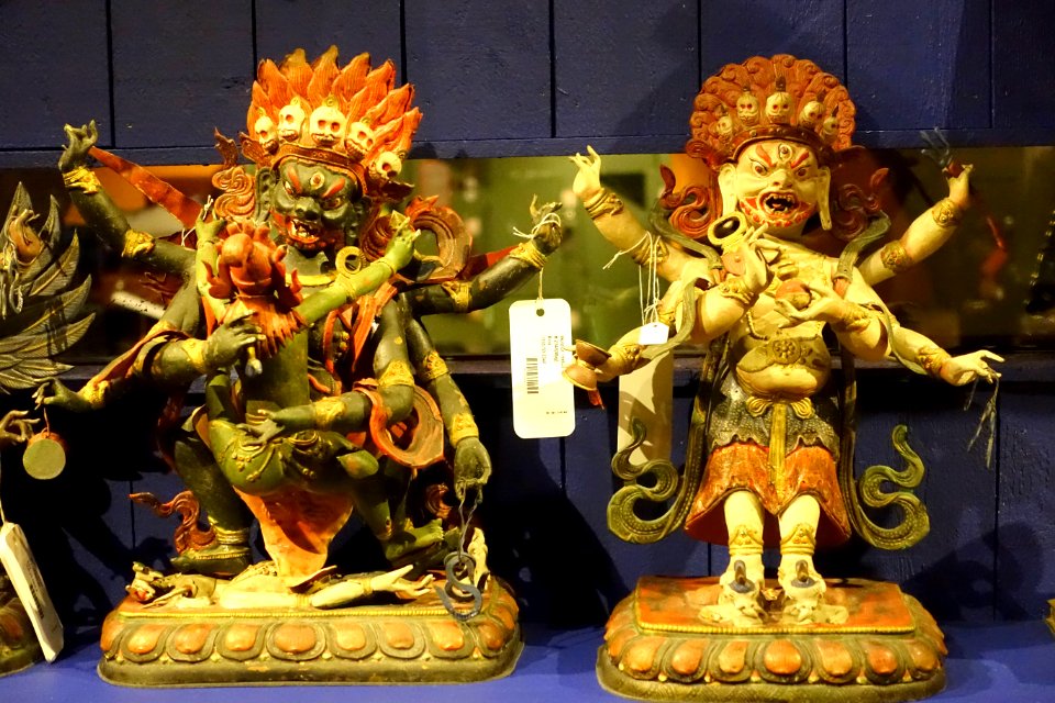 Tibetan pantheon, Sven Hedin collection, 1927-1935 - Etnografiska museet - Stockholm, Sweden - DSC00989