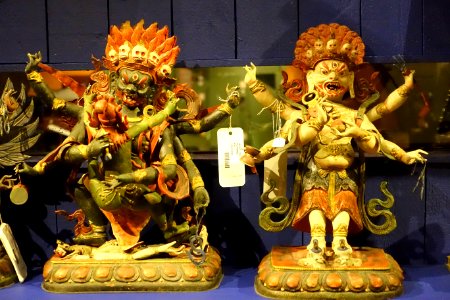 Tibetan pantheon, Sven Hedin collection, 1927-1935 - Etnografiska museet - Stockholm, Sweden - DSC00989