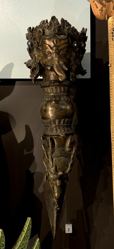 Tibetan ritual dagger (phurba), Tibet, 19th-20th century, at the National Museum of Scotland