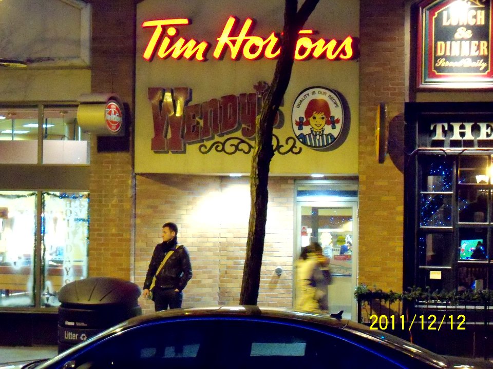 Tim Hortons on Front Street, between Church and Market streets, Toronto -e