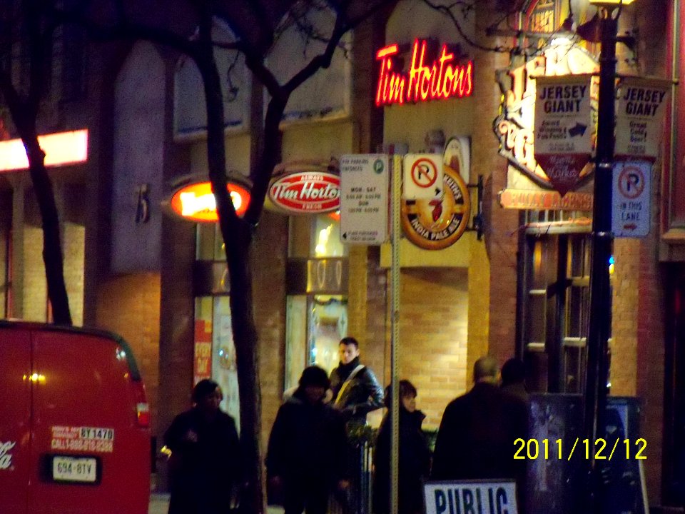 Tim Hortons on Front Street, between Church and Market streets, Toronto -a