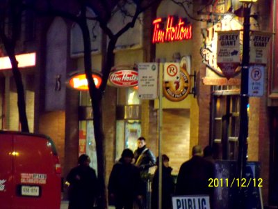Tim Hortons on Front Street, between Church and Market streets, Toronto -a