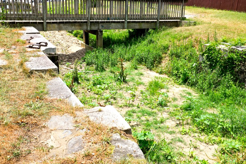 Tidewater Lock, gate pocket detail