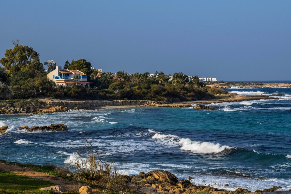 Coast beach waves photo