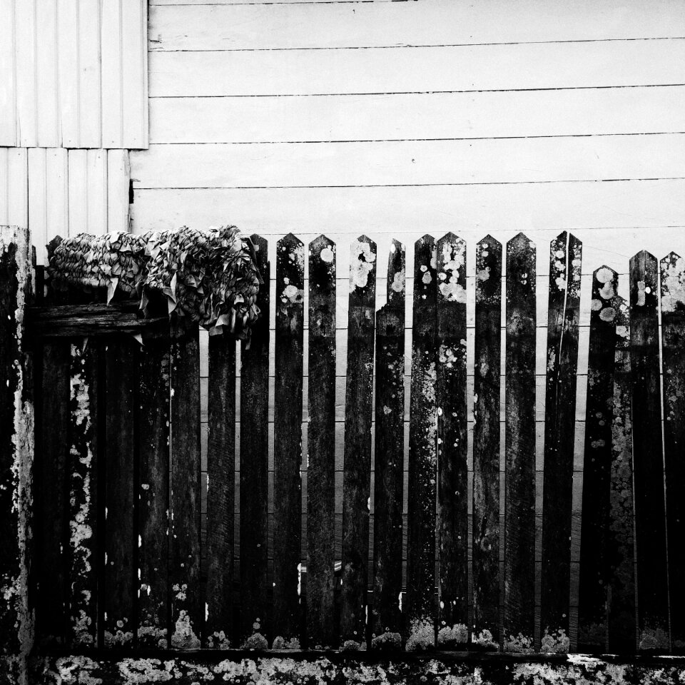 Black and white square abandoned