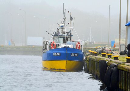 Early morning fisherman darlowo