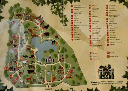 Tierpark-Plan Dessau