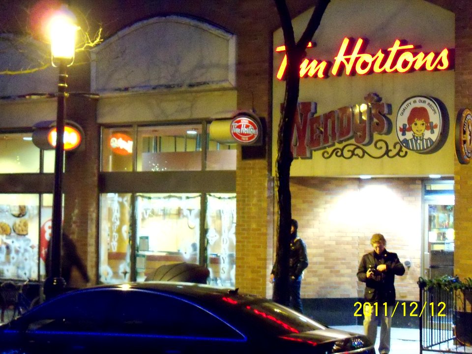 Tim Hortons on Front Street, between Church and Market streets, Toronto -b
