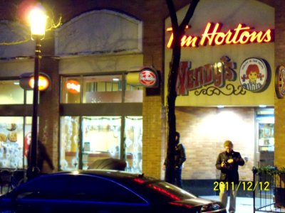 Tim Hortons on Front Street, between Church and Market streets, Toronto -b photo