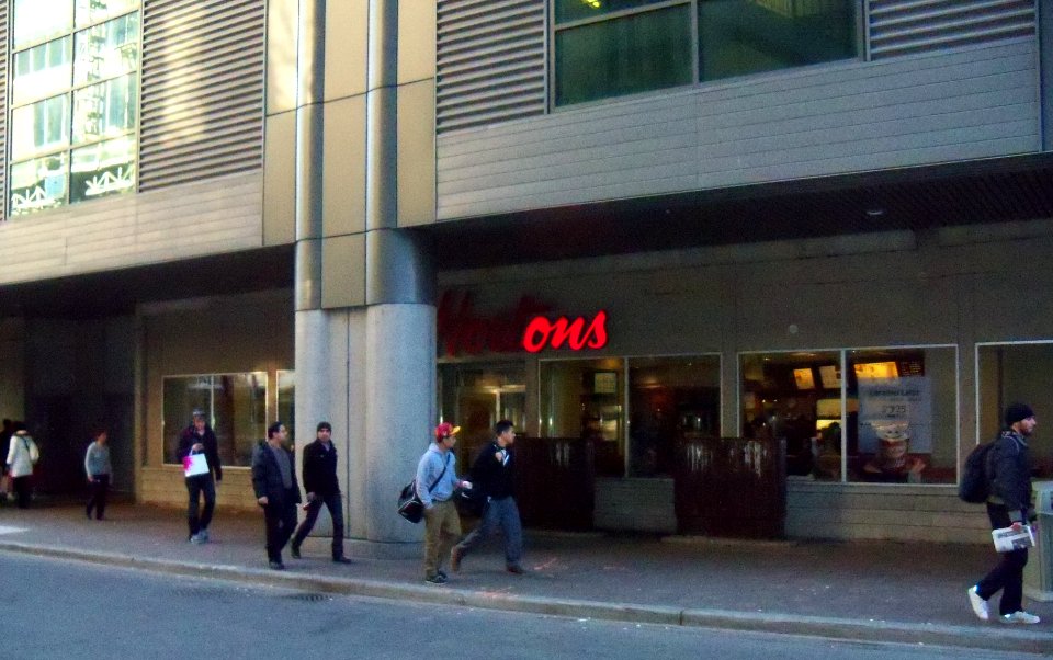 Tim Hortons on Victoria, just north of Dundas, Toronto -b