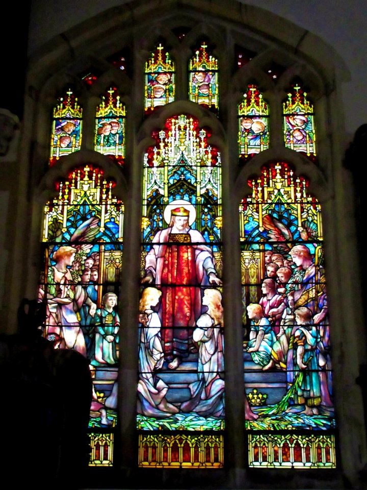 Tiffany window, St Andrew, Kimbolton