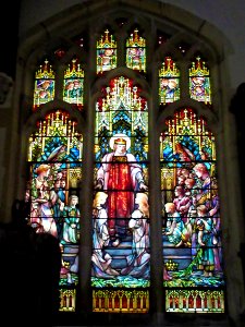 Tiffany window, St Andrew, Kimbolton