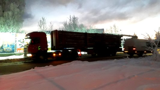 Timber trucks in Koryazhma (15) photo