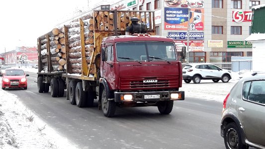 Timber trucks in Koryazhma (13) photo