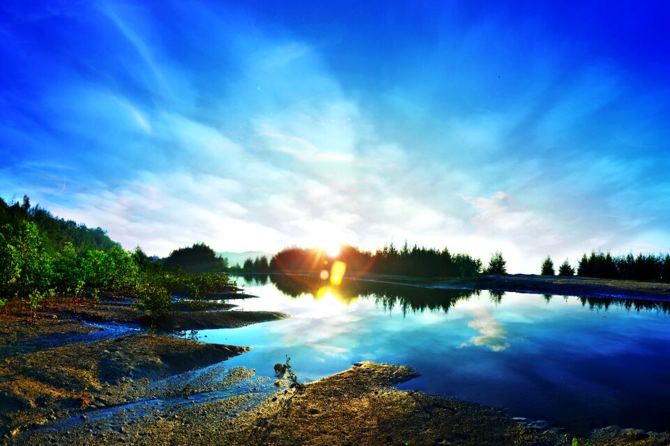 Landscape summer nature