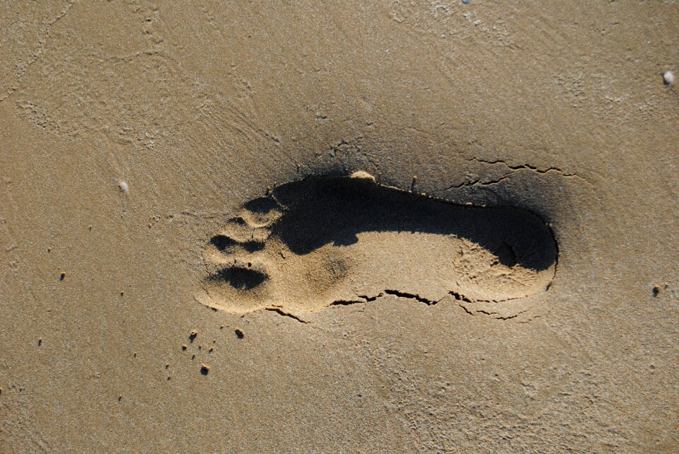 Sand tourism peaceful