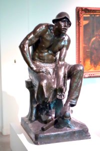 The Puddeler by Constantin Meunier, 1886 - Museum M - Leuven, Belgium - DSC05340