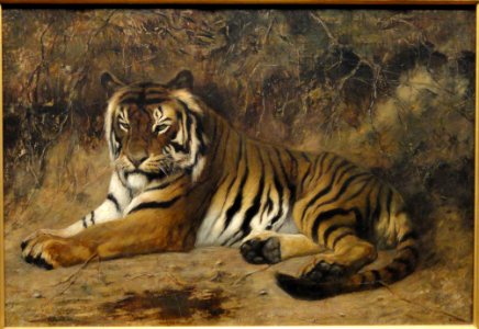 Tiger, Jean-Leon Gerome, undated - Museum of Fine Arts, Springfield, MA - DSC04111