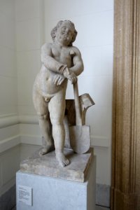 The Phlegmatic, from the Four Humors by Gottfried Knöffler, 1763-1770, Cotta sandstone - Bode-Museum - DSC02409