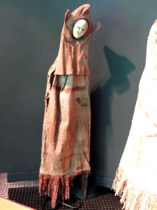 Ticuna ceremonial costume - Memorial dos Povos Indígenas - Brasilia - DSC00510