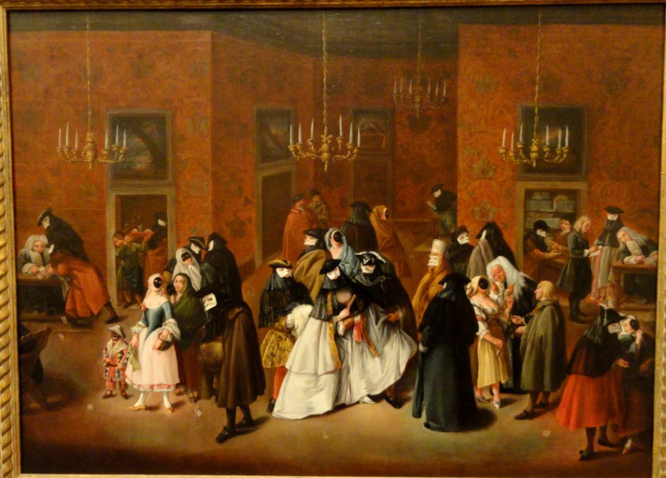 The Ridotto, by Giuseppe de Gobbis, Venice, c. 1760 - San Diego Museum of Art - DSC06700