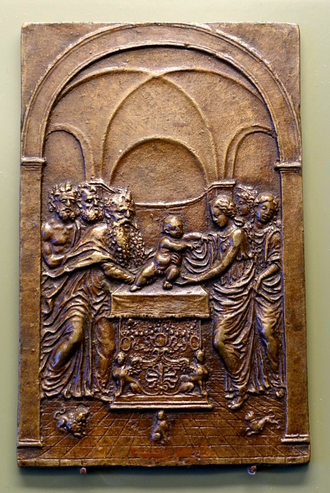 The Presentation in the Temple, Galeazzo Mondella (Moderno), late 15th to mid 16th century AD, bronze - Bode-Museum - DSC02511