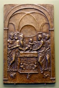 The Presentation in the Temple, Galeazzo Mondella (Moderno), late 15th to mid 16th century AD, bronze - Bode-Museum - DSC02511