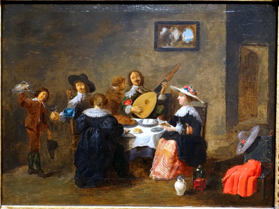 The prodigal son, David Teniers the younger, undated, oil on canvas - Villa Vauban - Luxembourg City - DSC06610