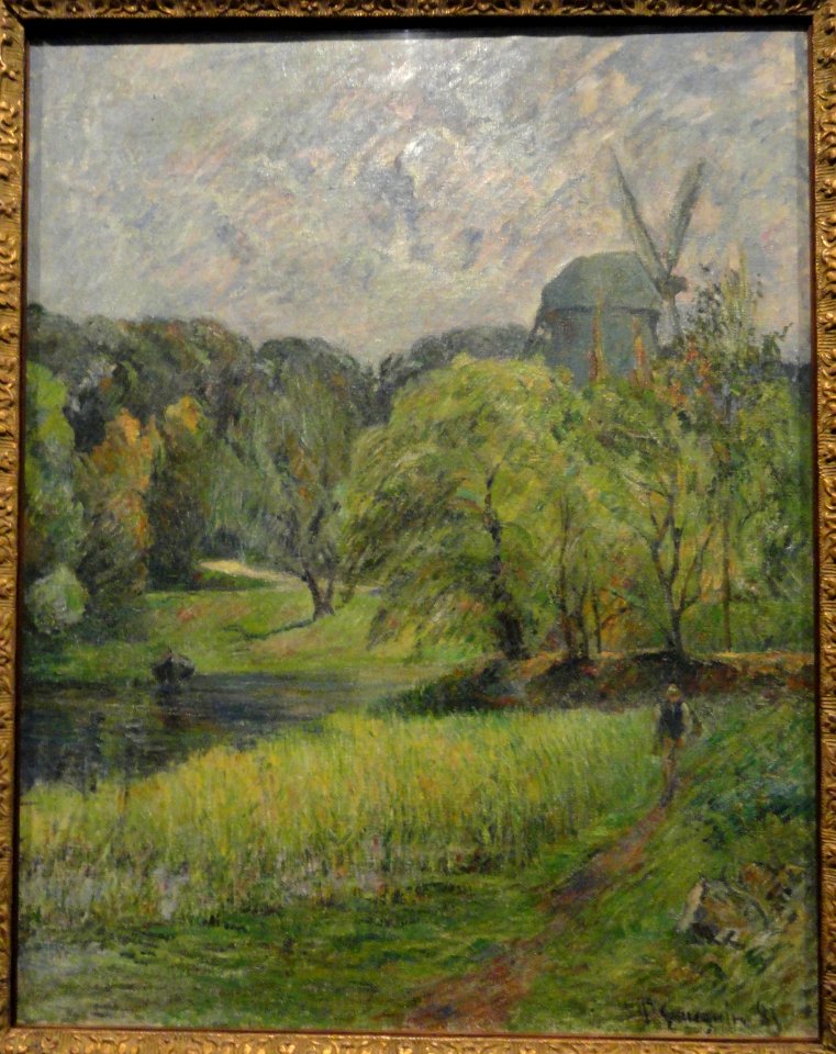 The Queen's Mill, Østervold, by Paul Gauguin, 1885 - Ny Carlsberg Glyptotek - Copenhagen - DSC09475