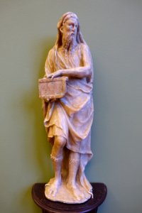 The Prophet Isaiah by Jacob Cornelisz Cobaert, Rome, late 16th century, alabaster - Bode-Museum - DSC02555
