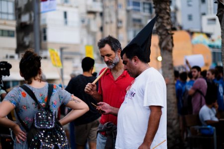 The solidarity protest for Rojava organized by Kurdish Jews on October 15th 2019 in Tel Aviv, Israel 35