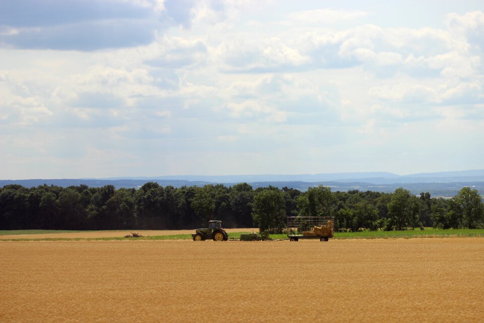 Combine field green