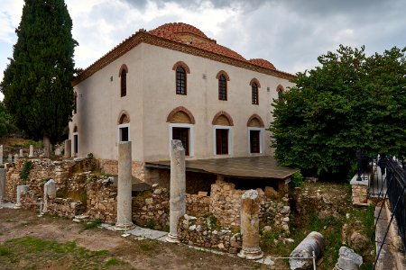 The ruins of the Christian basilica under the Fethiye Mosque on June 24, 2020