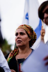 The solidarity protest for Rojava organized by Kurdish Jews on October 15th 2019 in Tel Aviv, Israel 22