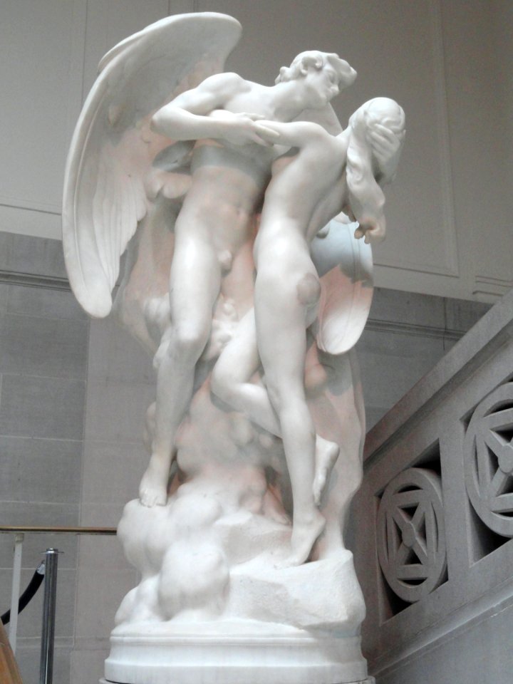 The Sons of God Saw the Daughters of Men That They Were Fair, by Daniel Chester French, modeled by 1918, carved 1923 - Corcoran Gallery of Art - DSC01065