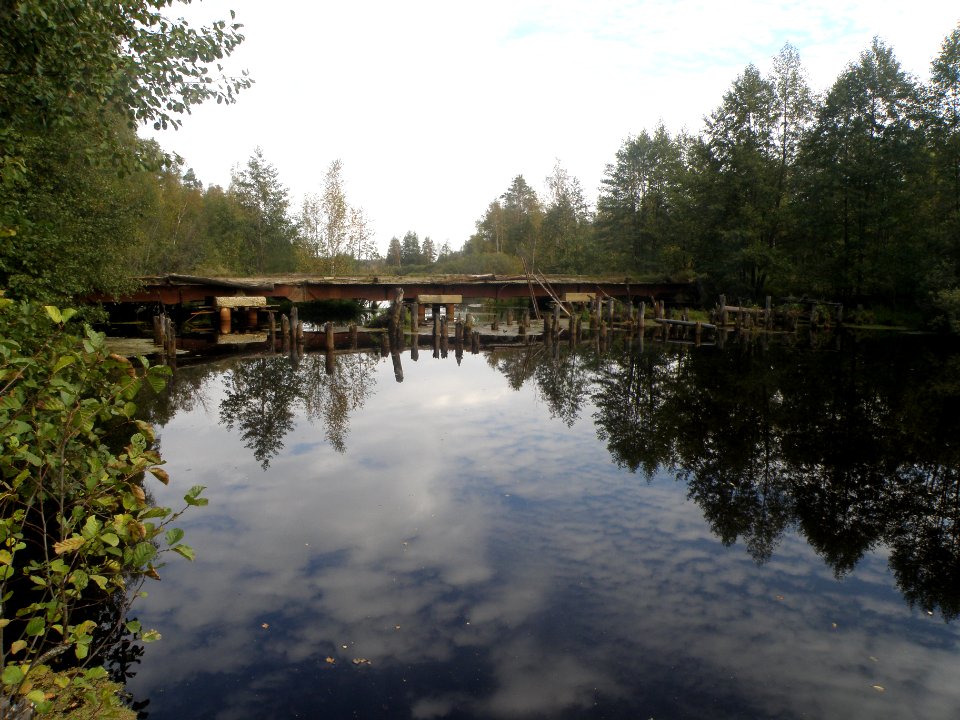 The Pol River bridge near Ivanishchi