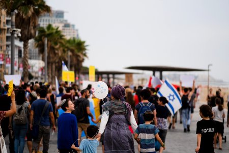 The solidarity protest for Rojava organized by Kurdish Jews on October 15th 2019 in Tel Aviv, Israel 28