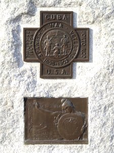 The Spanish War Veteran - plaque - Lawrence, MA - DSC03637