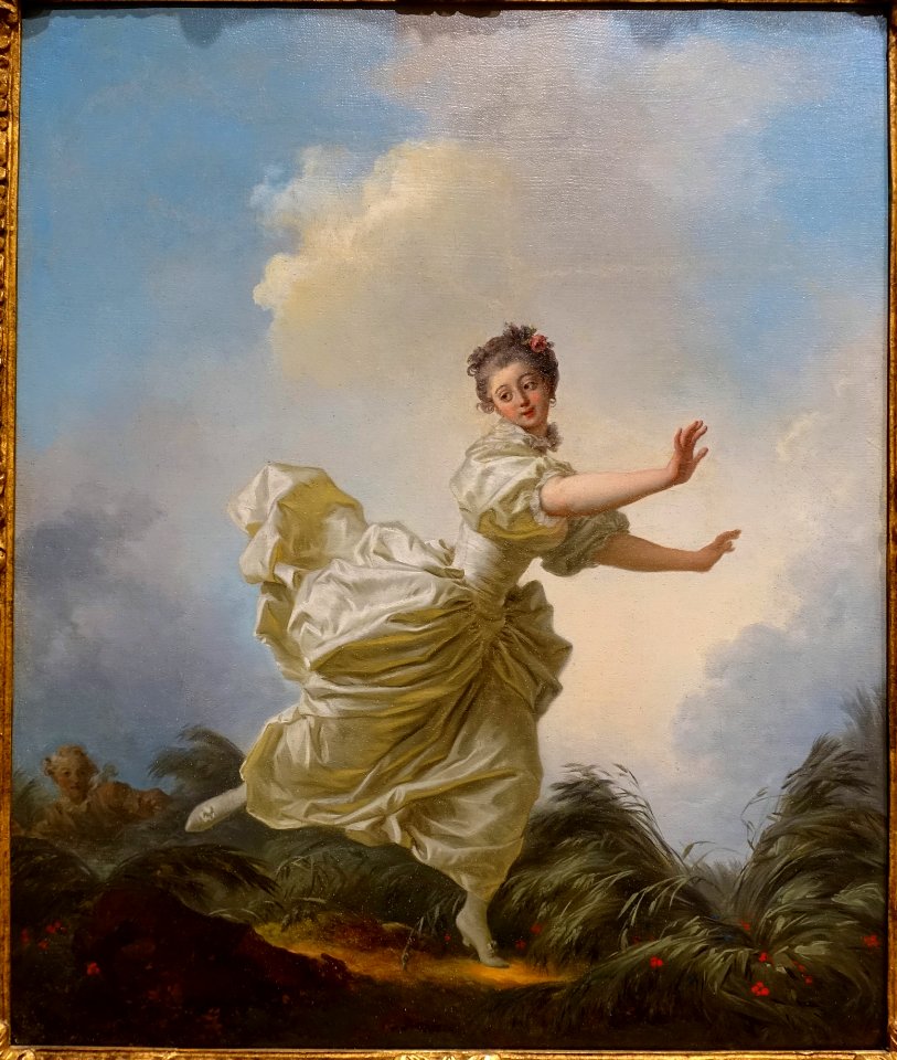 The Pre-Arranged Flight, by Jean-Honore Fragonard, c. 1772-1773, oil on canvas - Fogg Art Museum, Harvard University - DSC02006