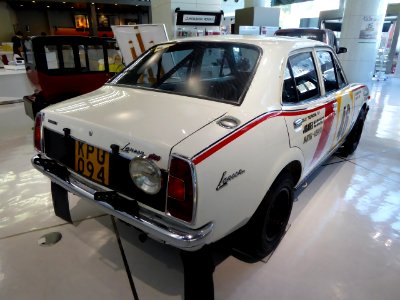 The rearview of Mitsubishi LANCER 1600 GSR RALLY ver.SAFARI RALLY