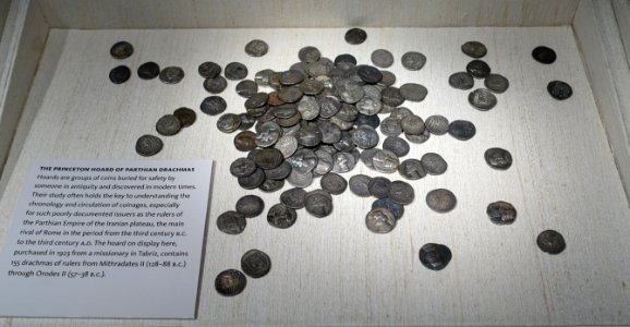 The Princeton Hoard of Parthian drachmas, c. 128-38 BC - Princeton University Art Museum - DSC06879