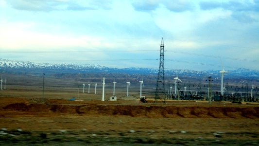 The Road of 44 - East of Iran - Nishapur to Mashhad - Dizbad wind farm 1