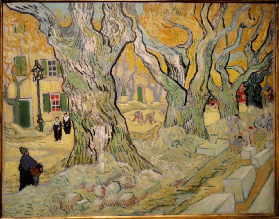 The Road Menders, Vincent Van Gogh, 1890 - Phillips Collection - DSC04752