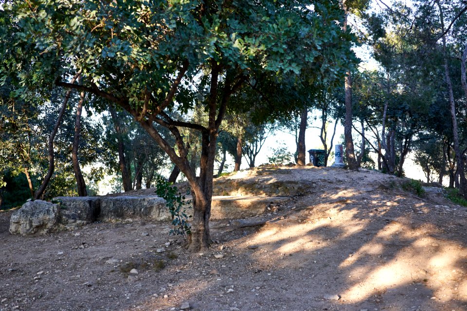 The ruins of the Temple of Tyche on the western Ardittos (Ardettus) Hill
