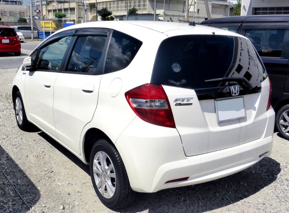 The rearview of Honda FIT 13G 10th Anniversary (GE6)