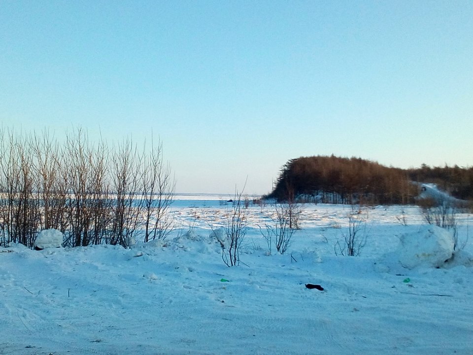 The shore of Pomor Bay. Sakhalin. 1