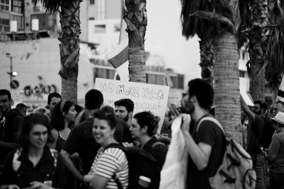 The solidarity protest for Rojava organized by Kurdish Jews on October 15th 2019 in Tel Aviv, Israel 36