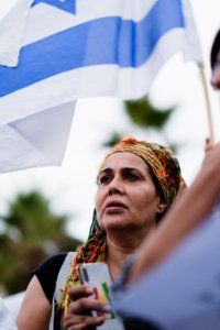 The solidarity protest for Rojava organized by Kurdish Jews on October 15th 2019 in Tel Aviv, Israel 20